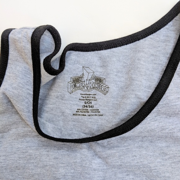 Mighty Power Rangers Retro Tank Top - Picture 3 of 5